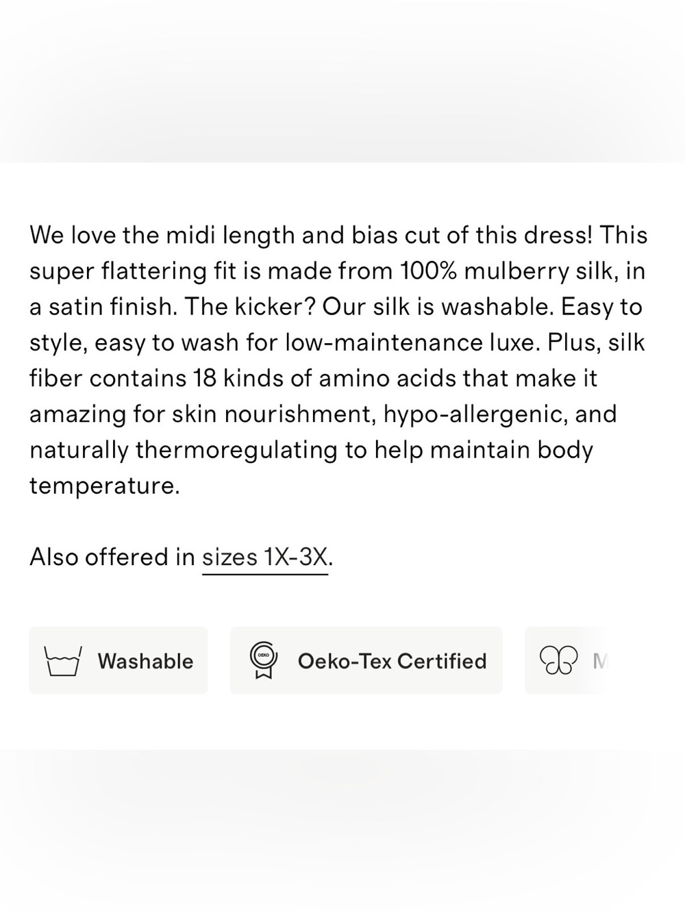 Quince 100% Washable Silk Midi Slip Dress Champagne size M - Picture 8 of 13
